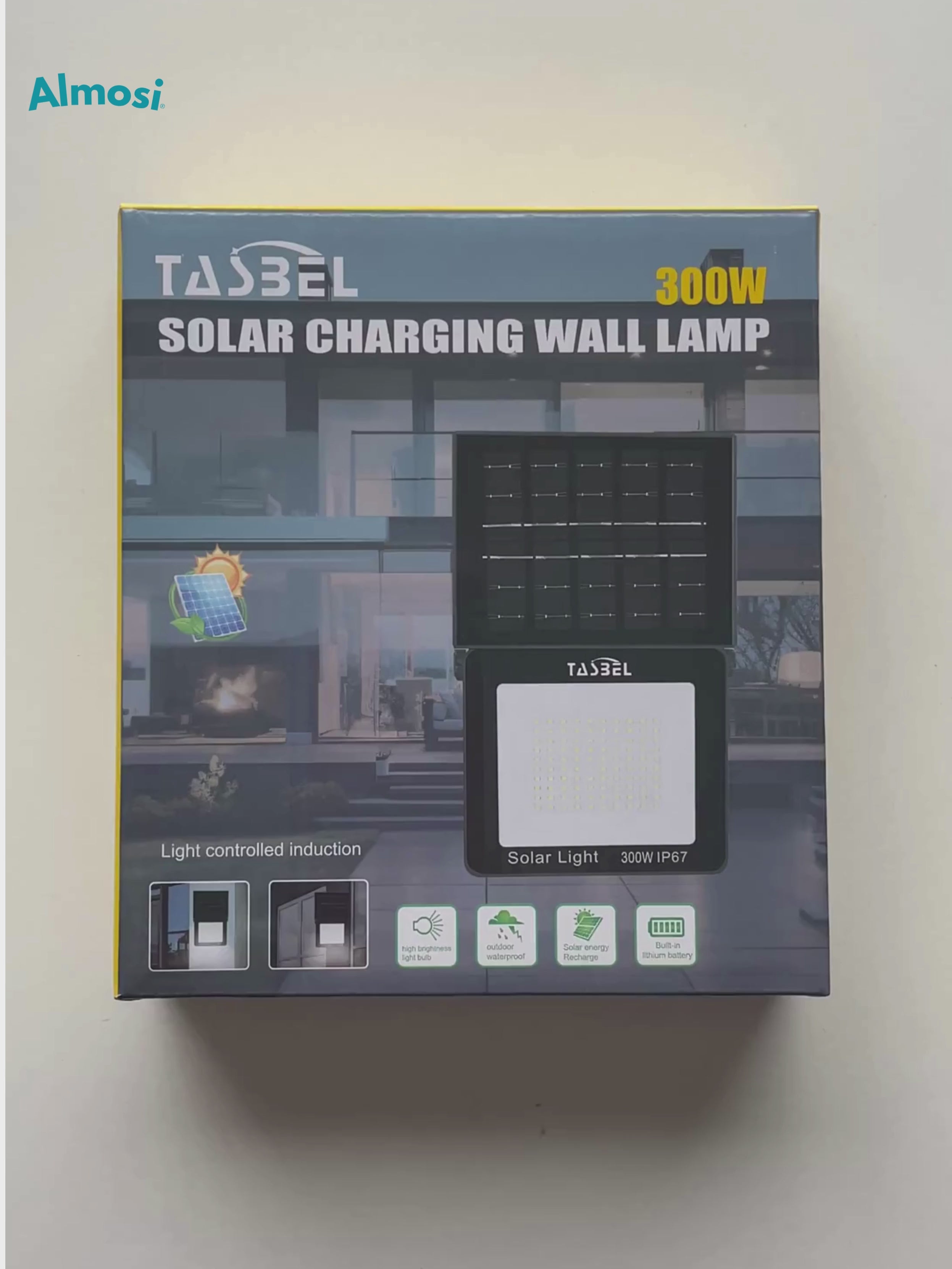 Foco solar LED 300 watts