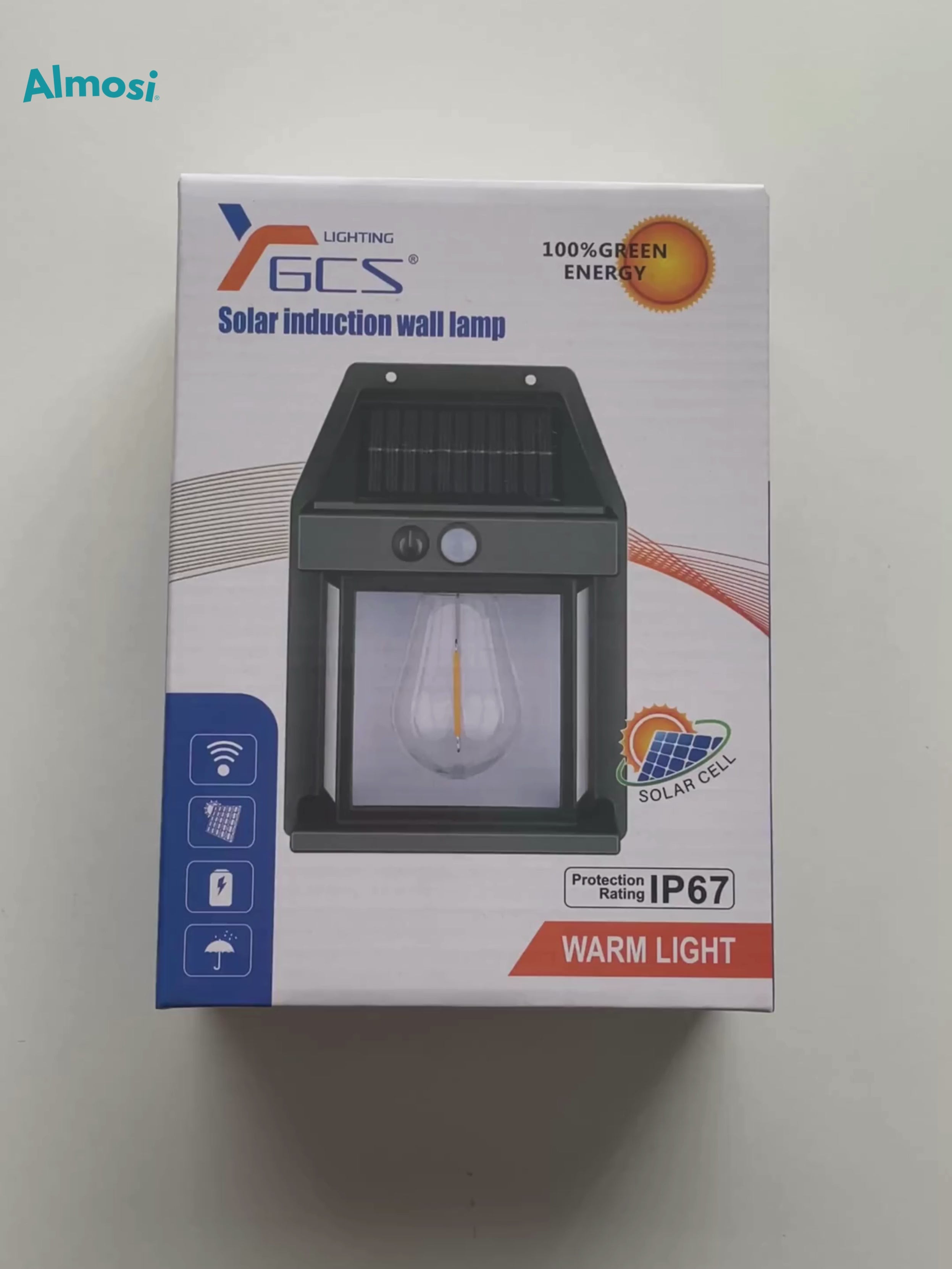 Luz solar con ampolleta